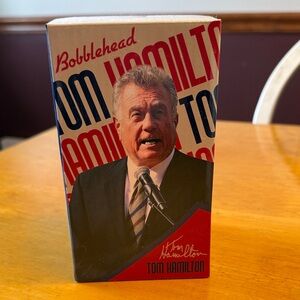 Tom Hamilton National Baseball Hall of Fame Bobblehead. 
New in box.